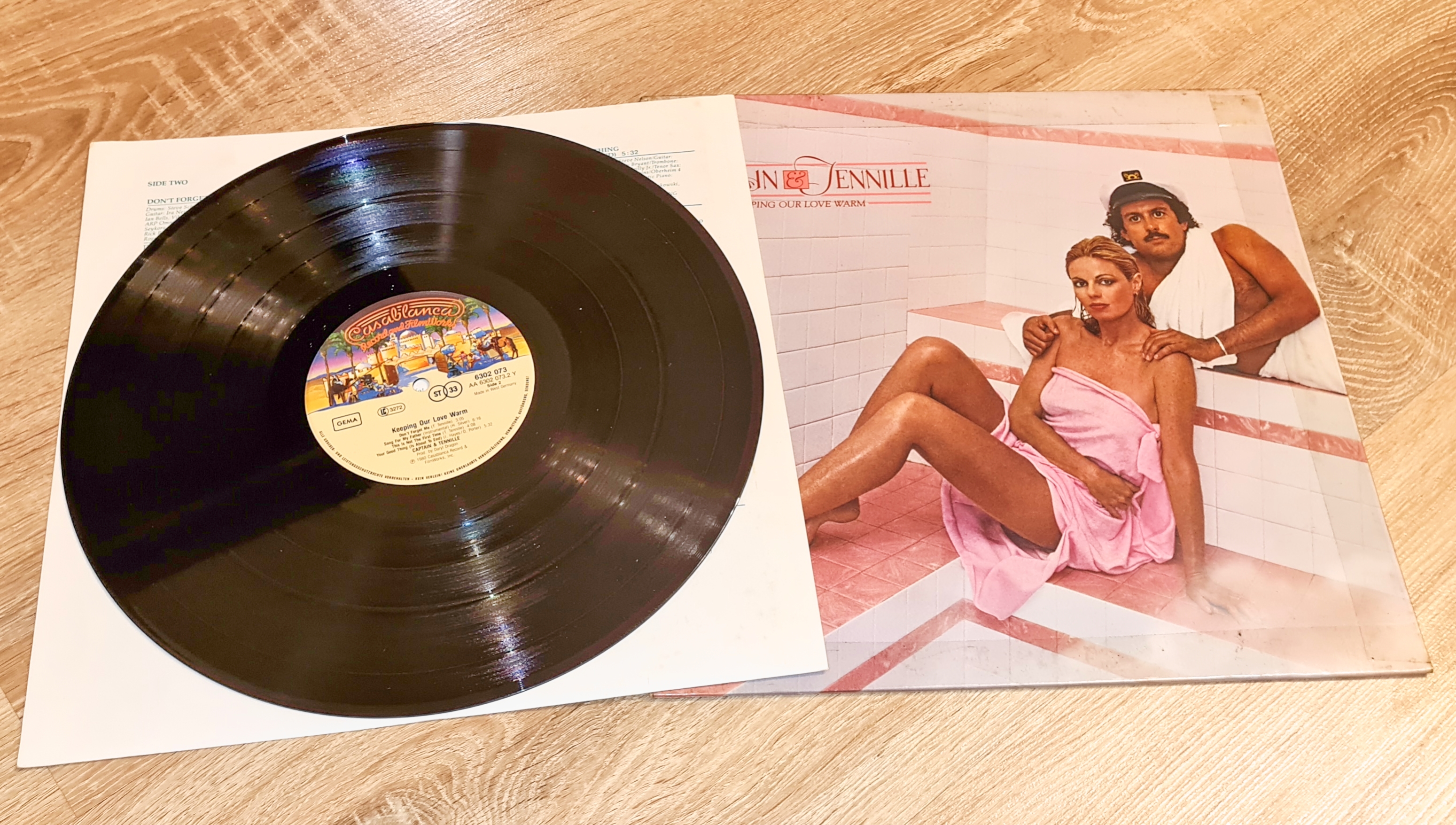 Captain & Tennille – Keeping Our Love Warm 1980 EX, VYPRANÁ Vinyl (LP)