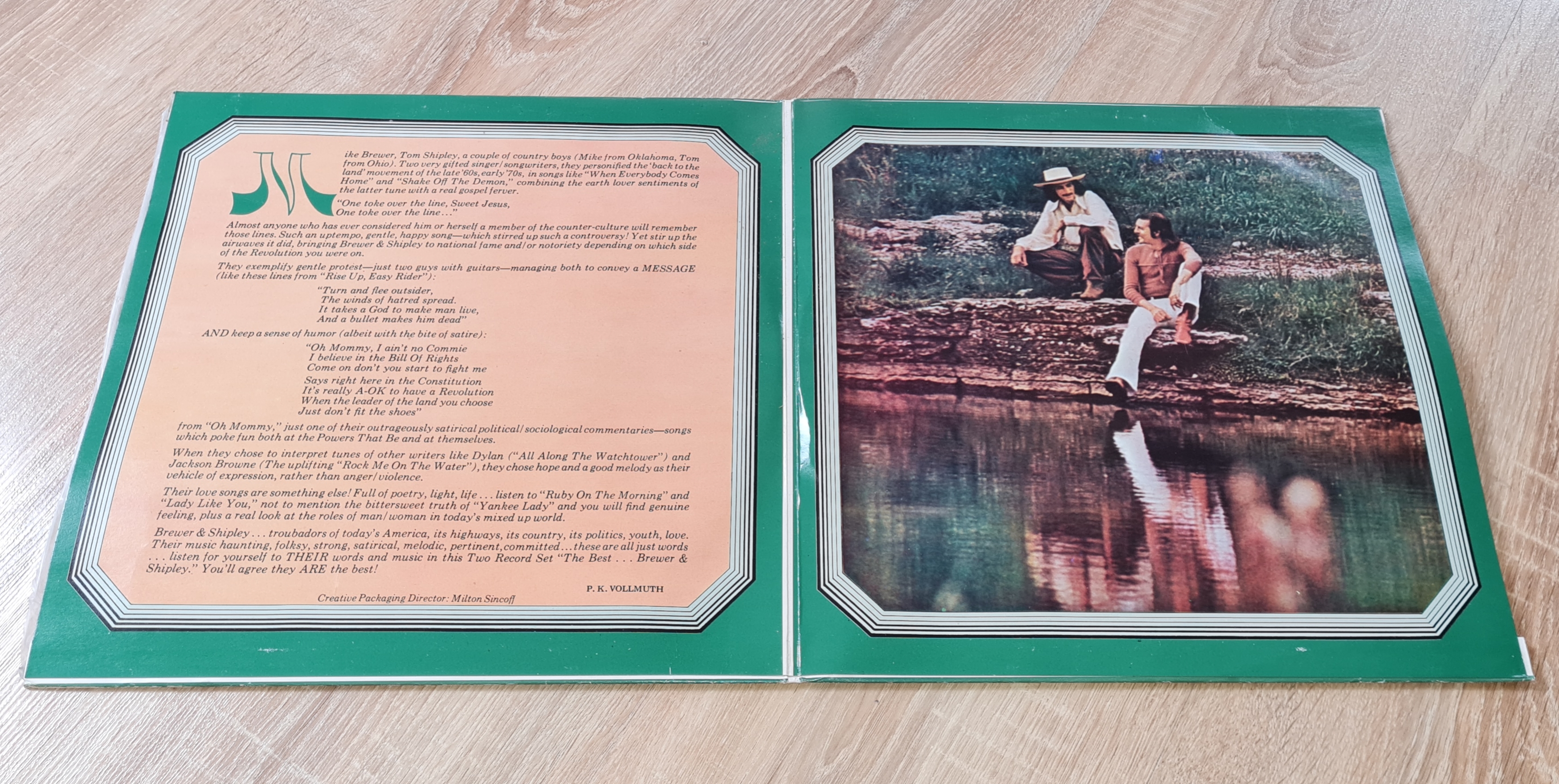 Brewer And Shipley – The Best . . . Brewer & Shipley 1976 EX, VYPRANÉ Vinyl (2LP)