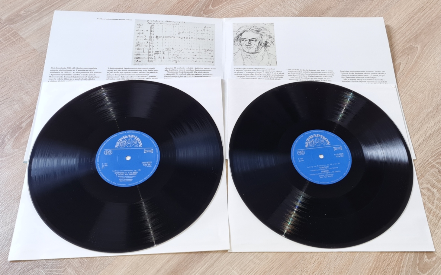 Ludwig van Beethoven - Česká Filharmonie, Paul Klecki – 9. Symfonie D Moll / Coriolan / Egmont 1964 EX, VYPRANÉ Vinyl (2LP)