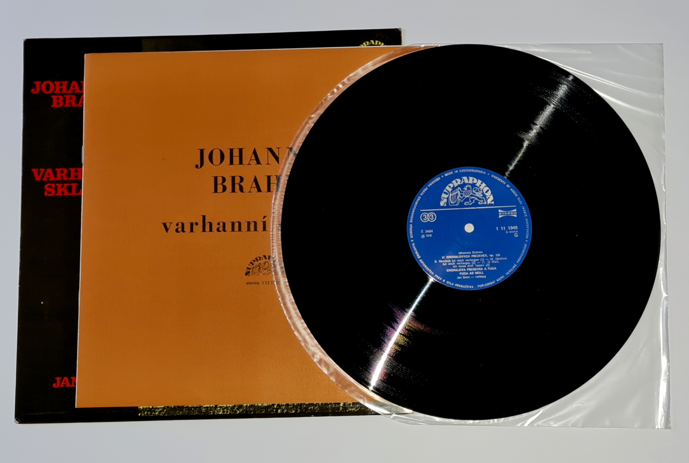 Johannes Brahms – VARHANNÍ SKLADBY 1976 VG+, VYPRANÁ Vinyl (LP)