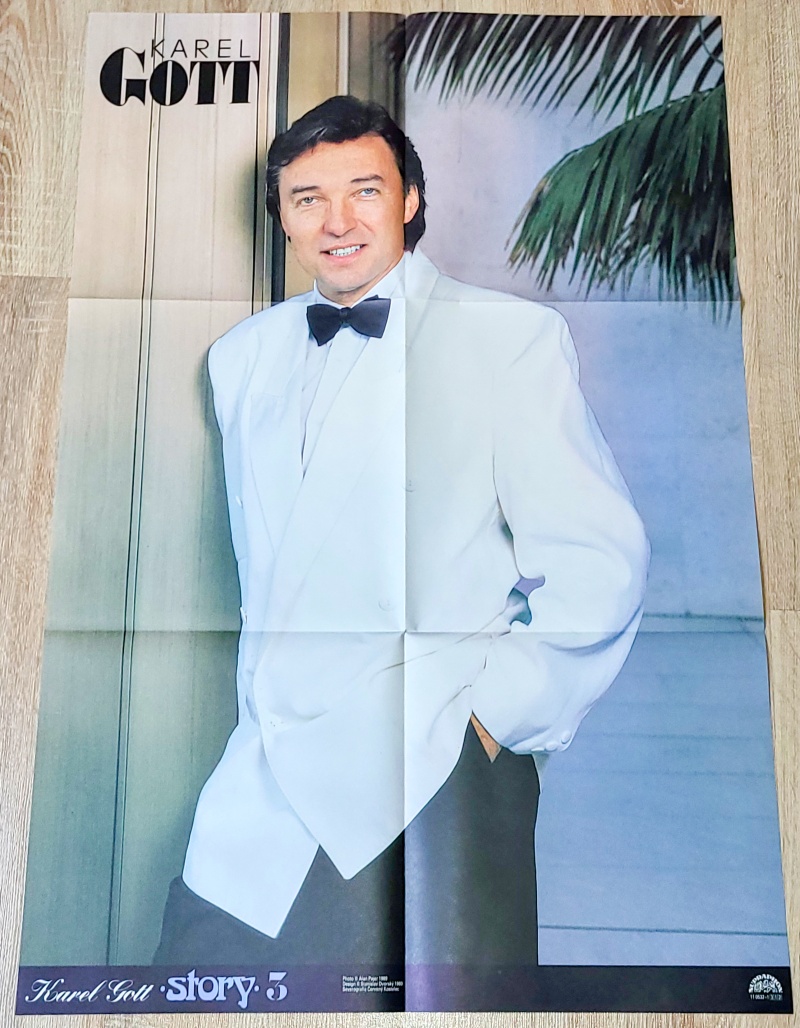 Karel Gott – Story 3, 1988 VG / VG+, VYPRANÉ Vinyl (2LP + příloha a plakát)