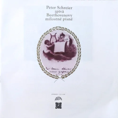 Peter Schreier – Zpívá Beethovenovy Milostné Písně 1974 NM, VYPRANÁ Vinyl (LP + příloha)