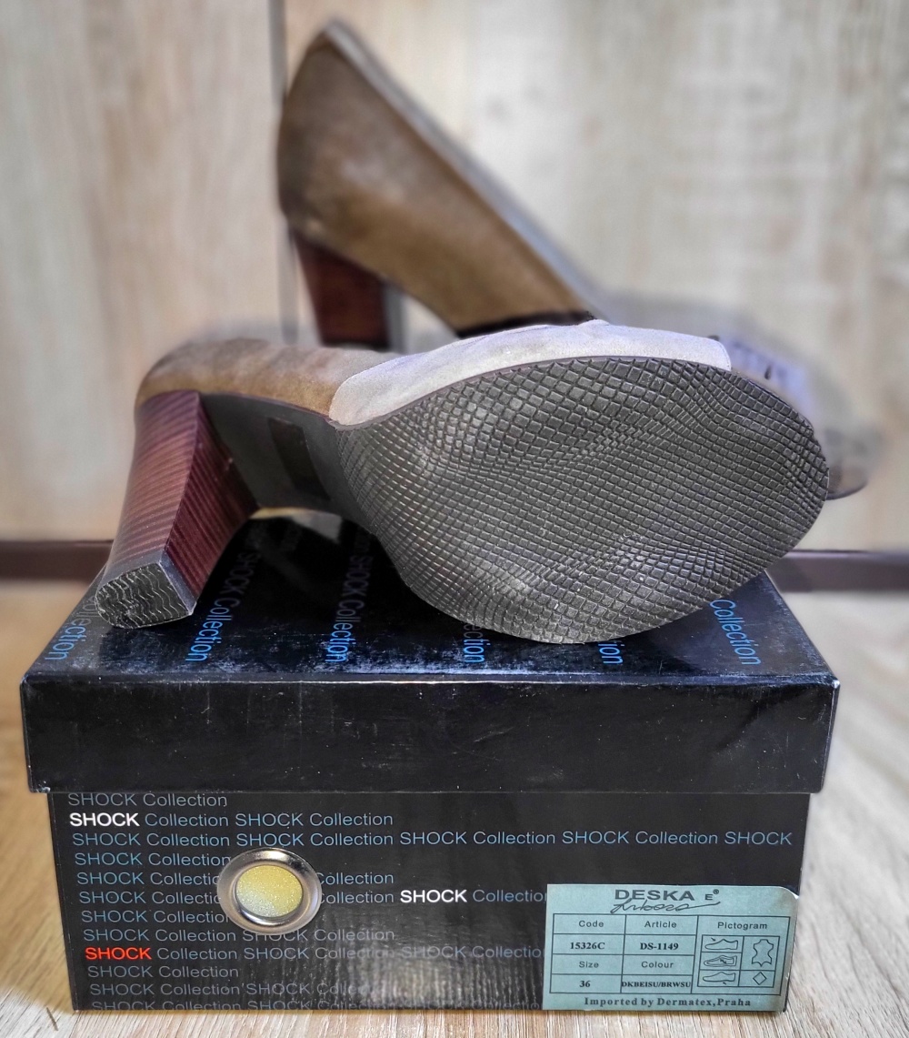 Dámské lodičky na podpatku DESKA DS-1149, Velikost: 36 Výprodej 