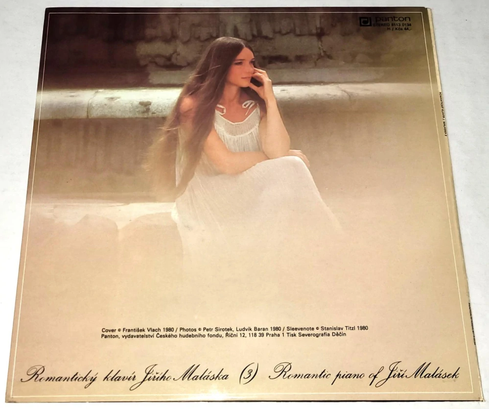 Jiří Malásek – Romantický Klavír Jiřího Maláska (3) 1980 VG+, VYPRANÁ Vinyl (LP / autogram / podpis)