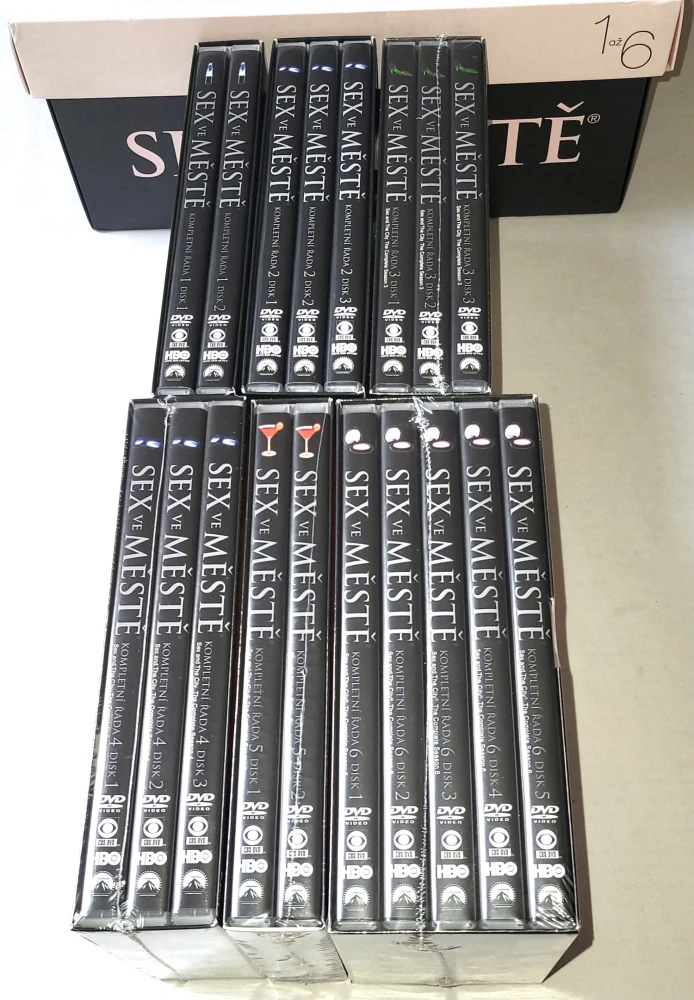 SEX VE MĚSTĚ Sezóny 1 - 6 Kompletní seriálová Kolekce (nové, zatavené)
