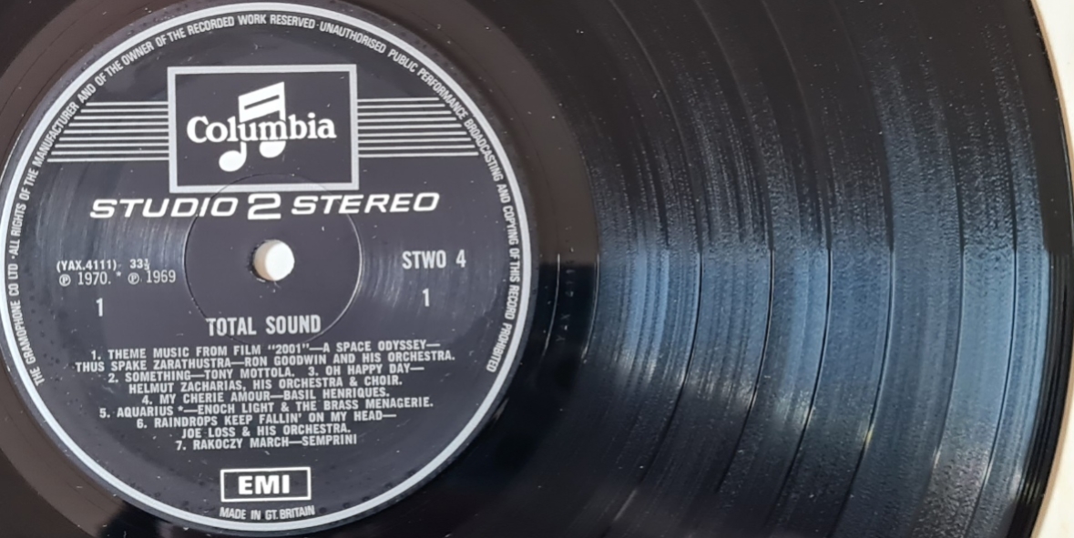 Various – Total Sound (Studio Two Sampler) 1970 VG+, VYPRANÁ Vinyl (LP)