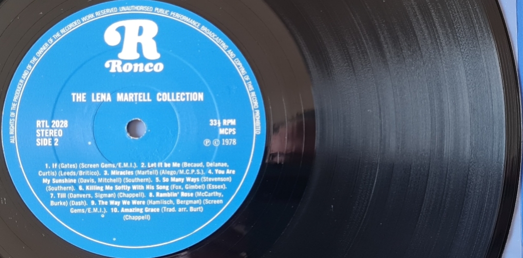 Lena Martell – The Lena Martell Collection 1978 VG+, VYPRANÁ Vinyl (LP)