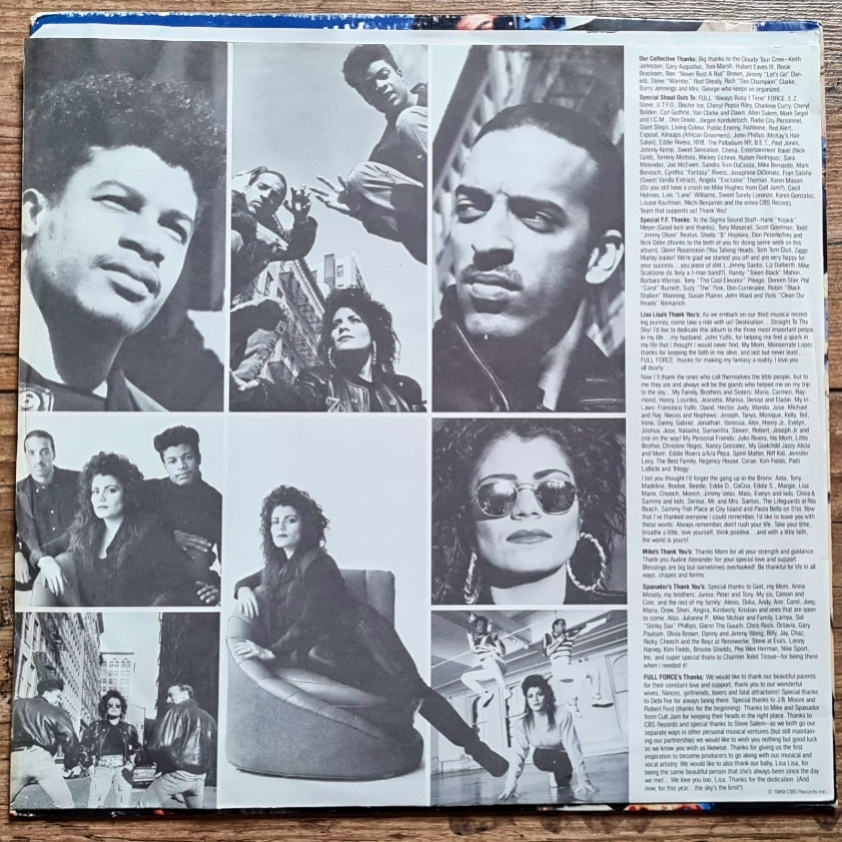 Lisa Lisa & Cult Jam – Straight To The Sky 1989 VG+, VYPRANÁ Vinyl (LP)