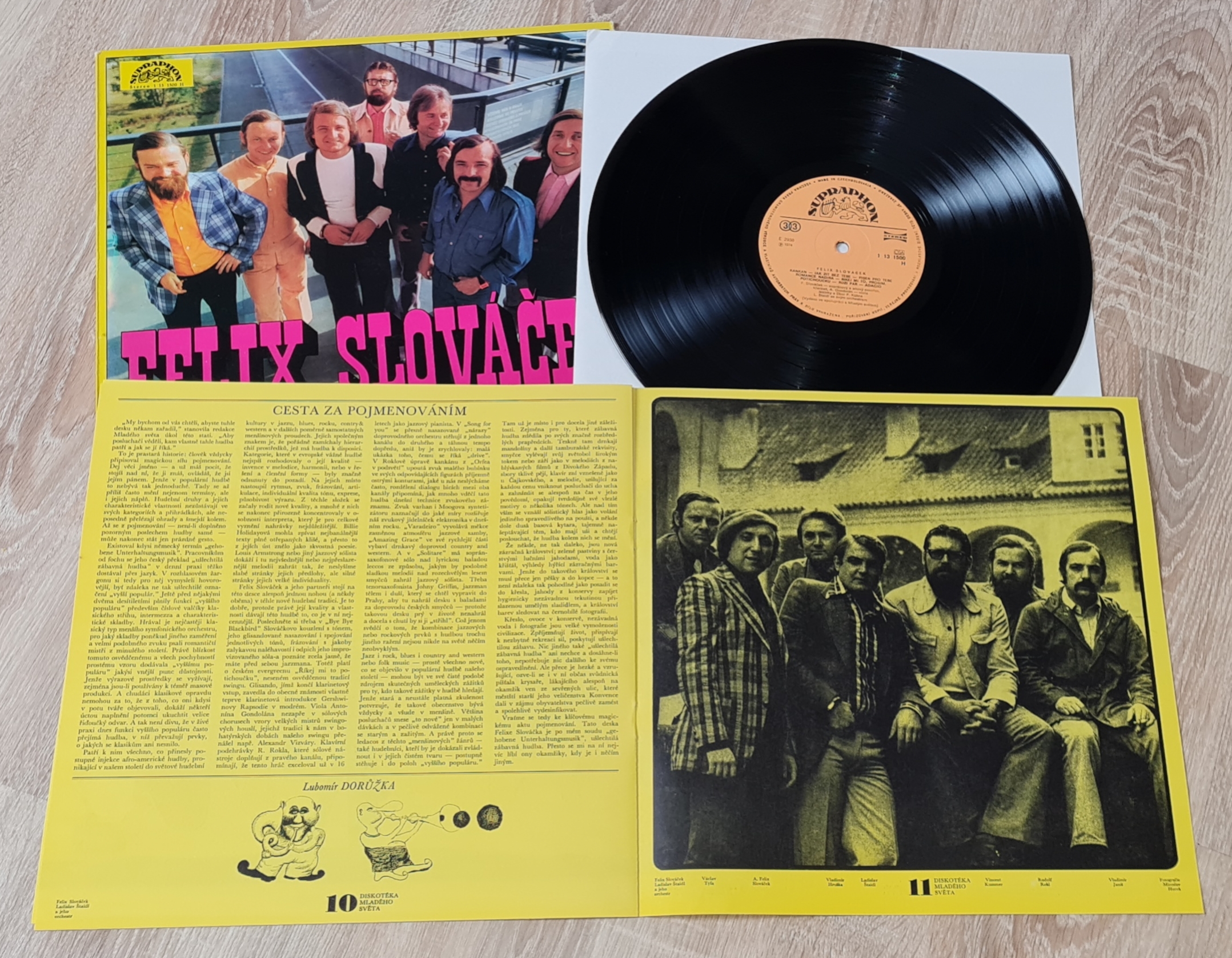 Felix Slováček, Ladislav Štaidl A Jeho Orchestr – Felix Slováček 1974 VG, VYPRANÁ Vinyl (LP + příloha)