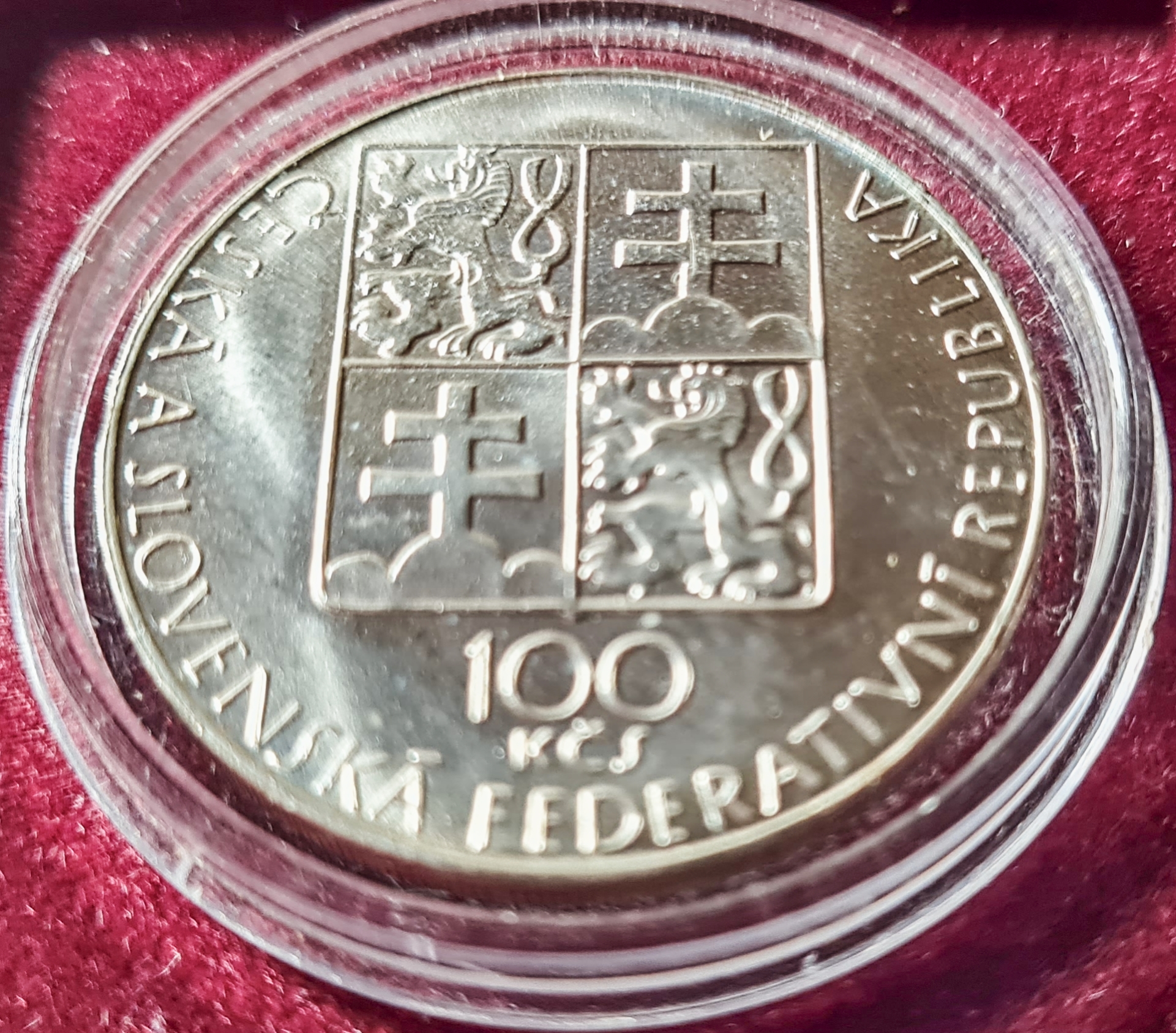 Ag 100 Koruna 1990, Bohuslav Martinů mince