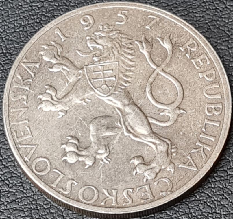Ag 10 Koruna 1957, Oslavy Jana Amose Komenského mince