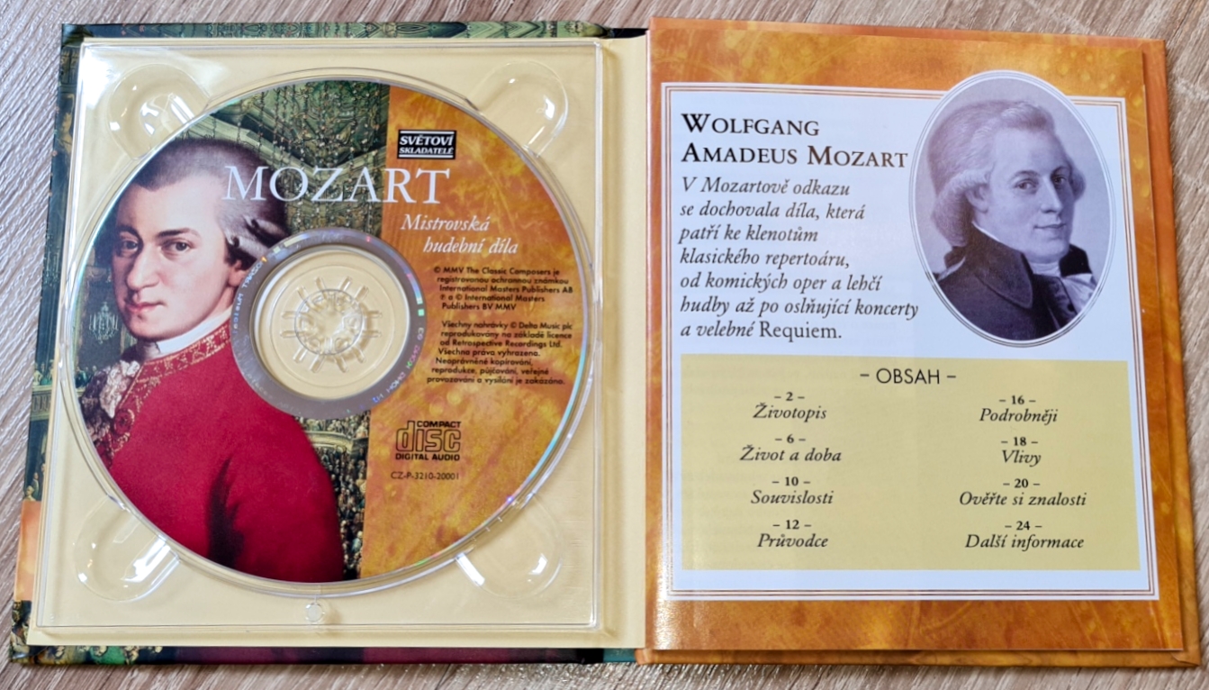 Mozart – Mistrovská Hudební Díla 2005, CD