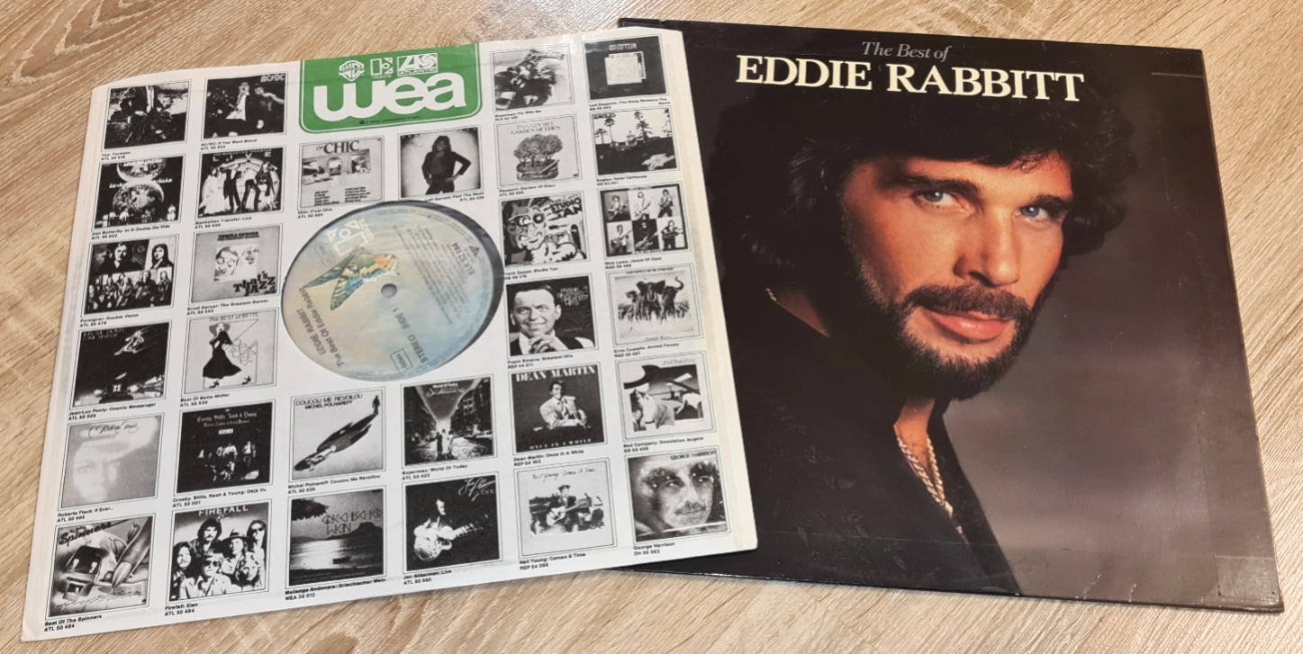 Eddie Rabbitt – The Best Of Eddie Rabbitt 1979 VG+, VYPRANÁ Vinyl (LP)