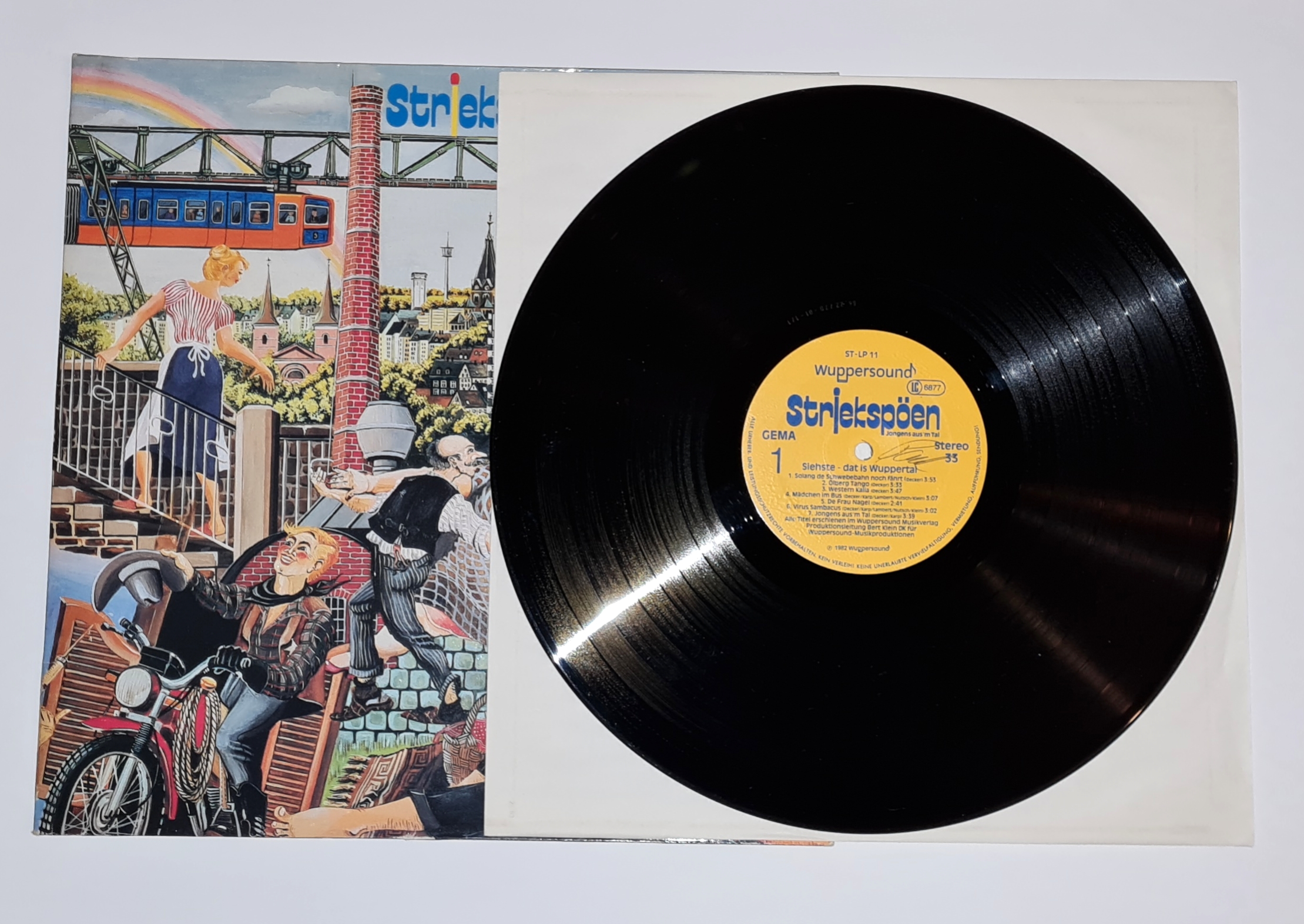 Striekspöen – Siehste - Dat Is Wuppertal 1982 VG, VYPRANÁ Vinyl (LP)