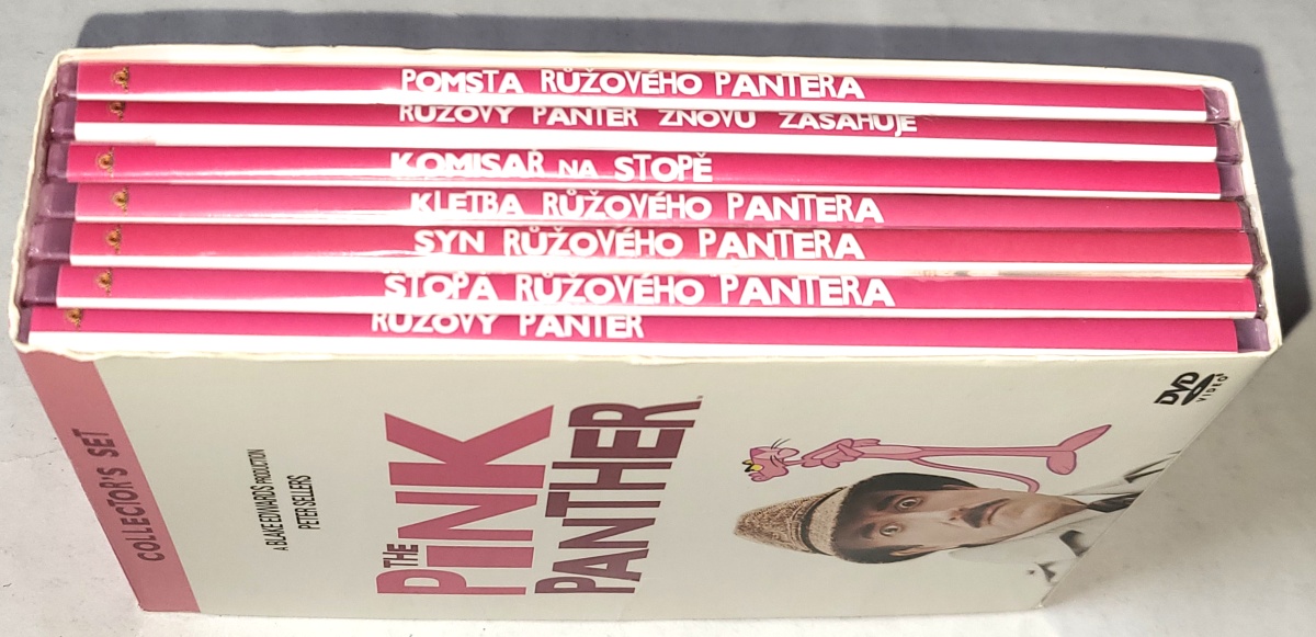Růžový panter: Kolekce Box Set 7DVD (nové, zatavené)