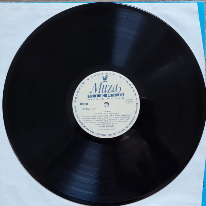 Flying Saucers – Diana And Other Hits From 60-ties 1978 VG+, VYPRANÁ Vinyl (LP)