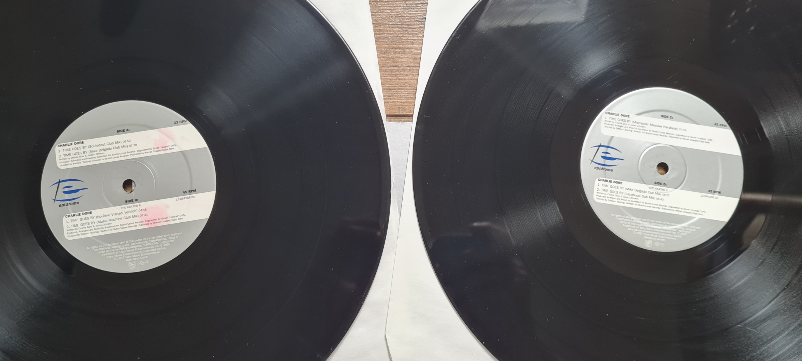 Charlie Dore – Time Goes By 1997 Single VG, VYPRANÉ Vinyl (2 desky)