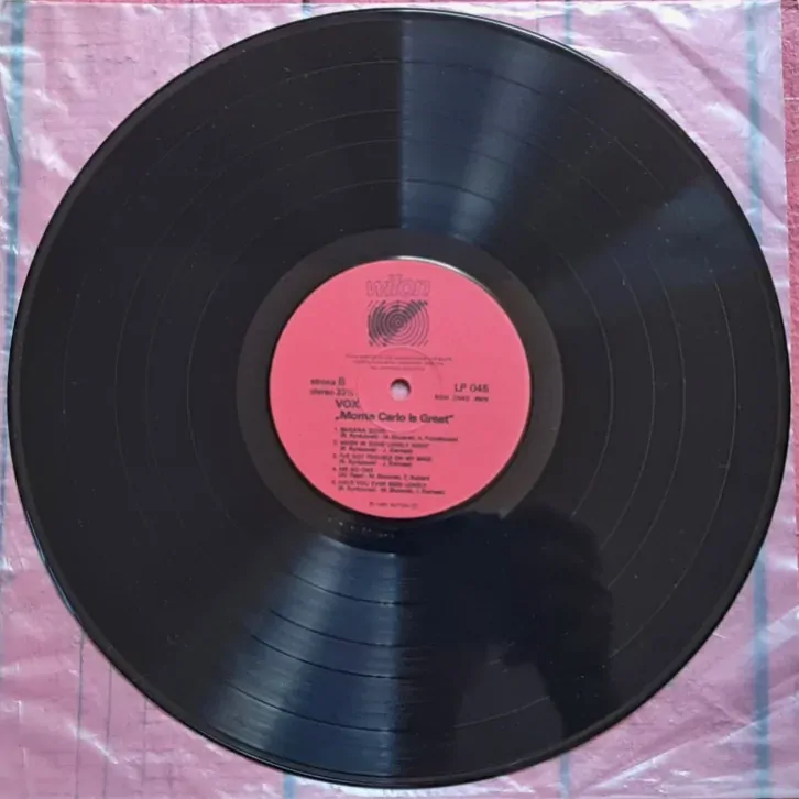 VOX – Monte Carlo Is Great 1981 VG, VYPRANÁ Vinyl (LP)