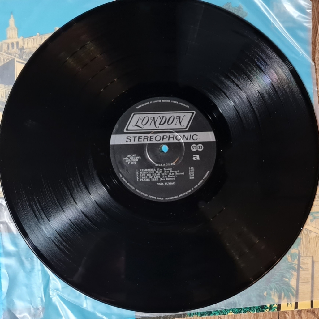 Yma Sumac – Miracles 1973 VG, VYPRANÁ Vinyl (LP)