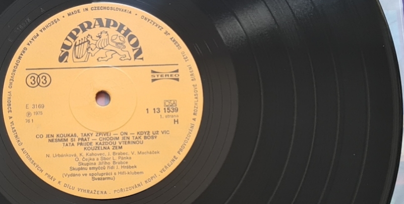 CB Jiřího Brabce & Naďa – 3 1975 VG, VYPRANÁ Vinyl (LP)