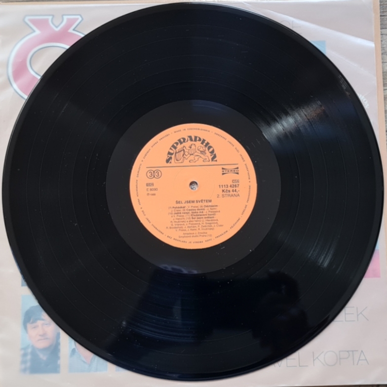 Šel Jsem Světem (Písničky Pro Herce) 1988 EX, VYPRANÁ Vinyl (LP)