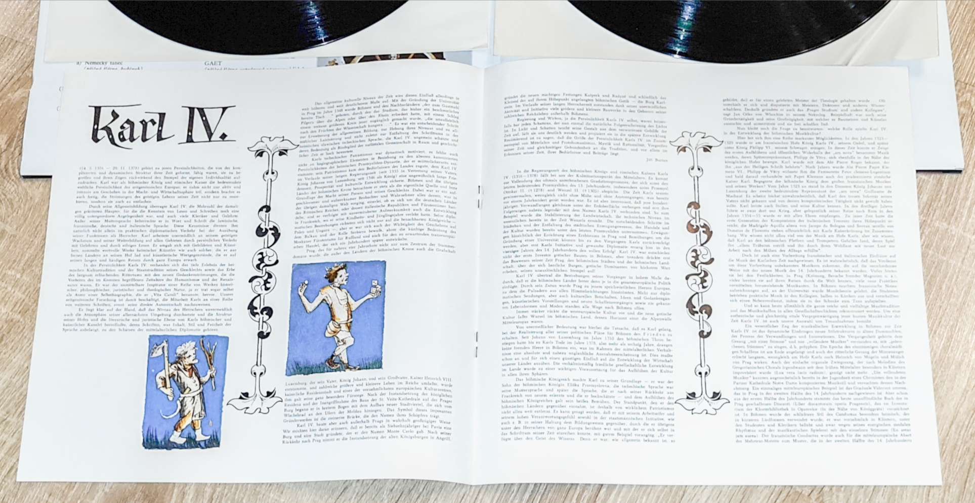 Symposium Musicum / Pražští Madrigalisté – Hudba V Českých Zemích V Době Karla IV. 1978 EX, VYPRANÉ Vinyl (2LP + příloha)