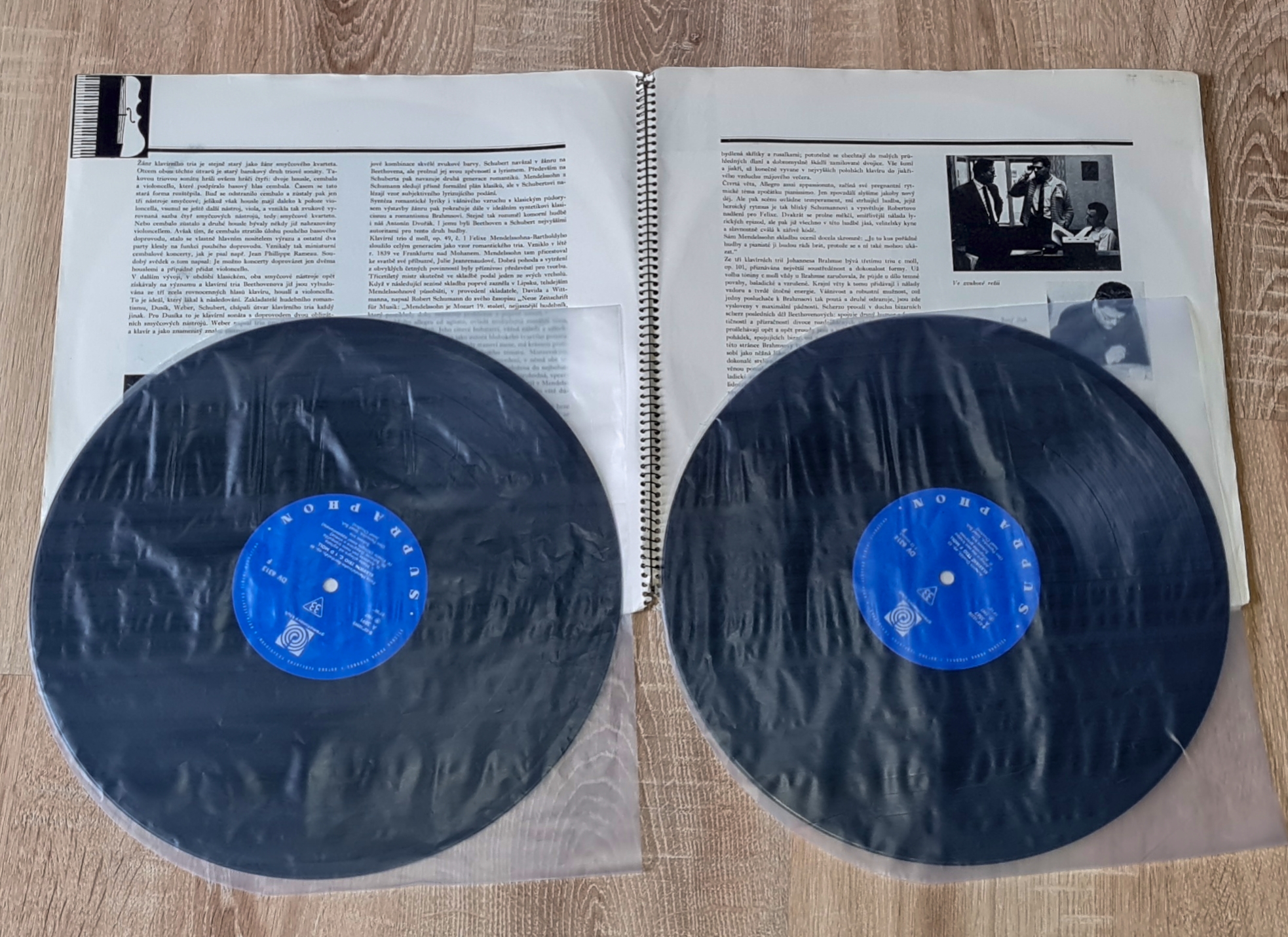 KLAVÍRNÍ TRIA ROMANTIKŮ - SUKOVO TRIO 2 LP VG, VYPRANÉ Vinyl (2LP)