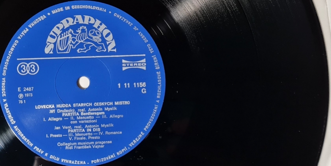 Lovecká hudba starých českých mistrů 1972 VG+, VYPRANÁ Vinyl (LP)