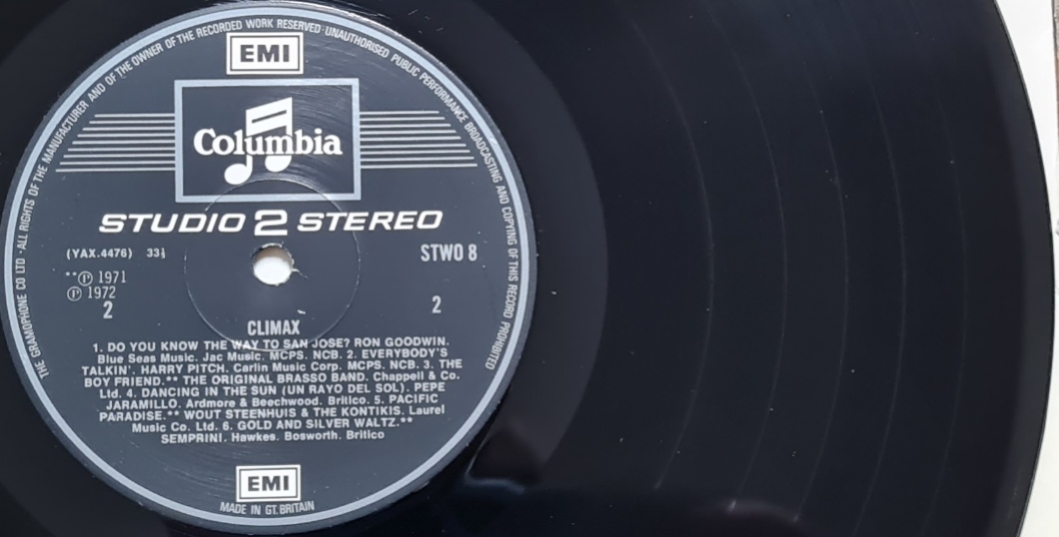 Various – Climax Special Sampler 1972 VG, VYPRANÁ Vinyl (LP)