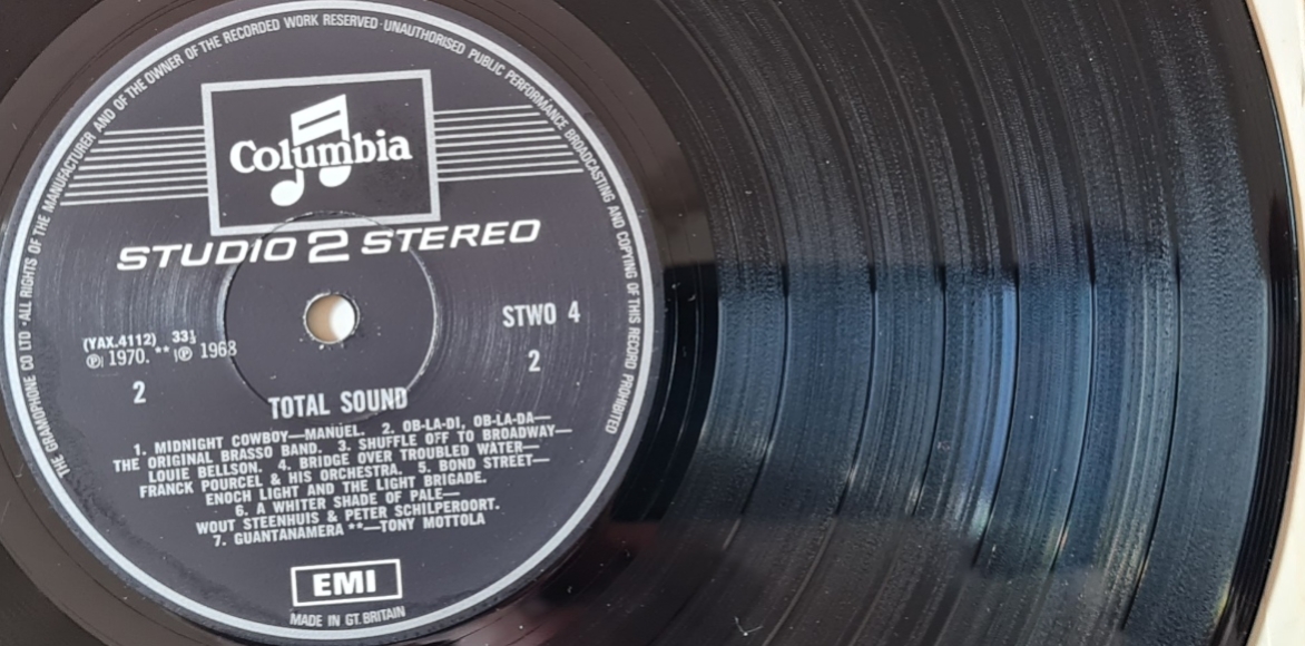 Various – Total Sound (Studio Two Sampler) 1970 VG+, VYPRANÁ Vinyl (LP)