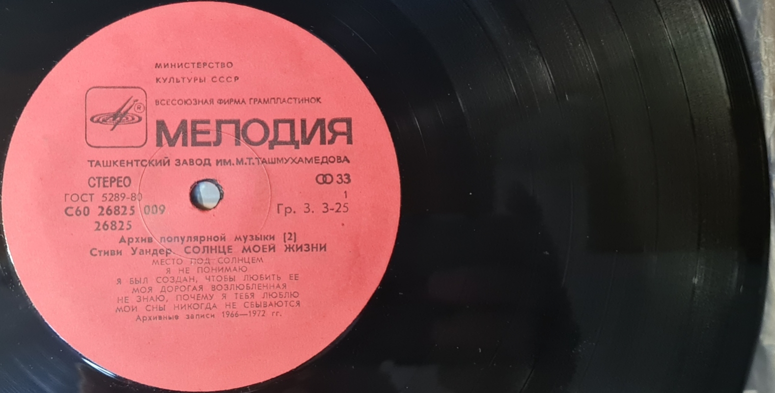 Stevie Wonder – Sunshine Of My Life 1988 VG, VYPRANÁ Vinyl (LP)