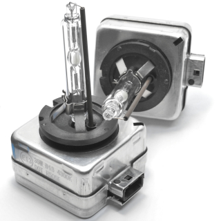 Flyseen Náhradní výbojky D3S - 4300K 2ks (pár) kovové úchyty (2 x výbojka)