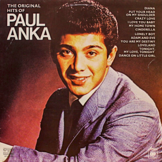Paul Anka – The Original Hits Of Paul Anka 1982 VG, VYPRANÁ Vinyl (LP)