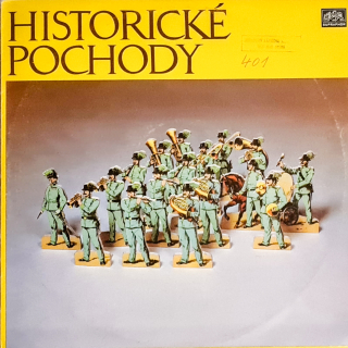 Velký Dechový Orchestr Supraphonu – Historické Pochody 1972 EX, VYPRANÁ Vinyl (LP)