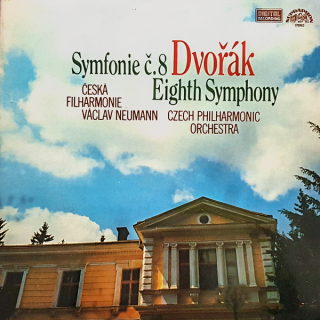 Dvořák - Česká Filharmonie, Václav Neumann – Symfonie č. 8 / Eighth Symphony 1983 NM, VYPRANÁ Vinyl (LP)