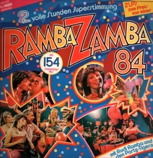 Rudi Ramba Und Die Party-Tiger – Ramba Zamba '84 1983 VG+, VYPRANÉ Vinyl (2LP)