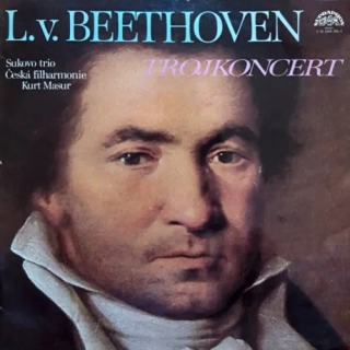 L. v. Beethoven, Sukovo Trio, Česká Filharmonie, Kurt Masur – Trojkoncert 1974 NM, VYPRANÁ Vinyl (LP)