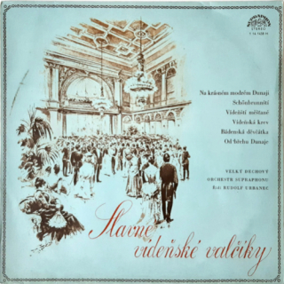 Velký Dechový Orchestr Supraphonu Řídí Rudolf Urbanec – Slavné Vídeňské Valčíky 1974 EX, VYPRANÁ Vinyl (LP)