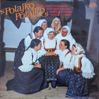 Dívčí Sbor Polajka , Cimbálové Muziky Technik A Lubina – Polajko, Polajko - Songs From The Moravia 1984 EX, VYPRANÁ Vinyl (LP)