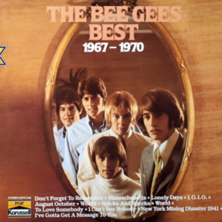 Bee Gees – Massachusettes - Bee Gees Best 1967 - 1970 (1975) EX, VYPRANÁ Vinyl (LP)