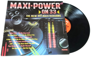 Various – Maxi-Power On 33 1986 VG+, Vinyl (LP)