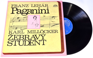 Franz Lehár / Karl Millöcker – Paganini / Žebravý Student 1977 VG+, Vinyl (LP)