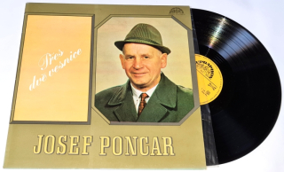 Josef Poncar – Přes Dvě Vesnice 1972 VG+, Vinyl (LP)