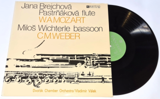 Jana Brejchová-Pastrnakova, Miloš Wichterle, Dvořák Chamber Orchestra – W.A.Mozart - C.M.Weber 1988 EX, Vinyl (LP)