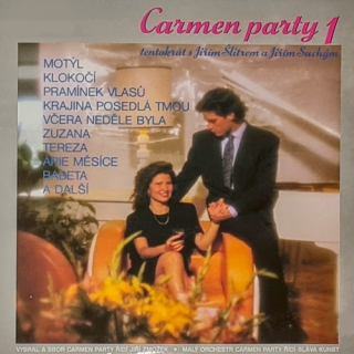 Malý Orchestr Carmen Party – Carmen Party 1 - Tentokrát S Jiřím Šlitrem A Jiřím Suchým 1992 NM, VYPRANÁ Vinyl (LP)