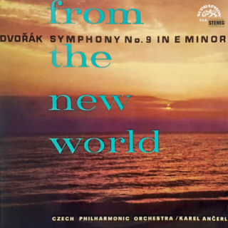 Dvořák - Czech Philharmonic Orchestra / Karel Ančerl – From The New World - Symphony No. 9 In E Minor, Op. 95 1969 EX, VYPRANÁ Vinyl (LP)