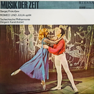Sergej Prokofjew, Tschechische Philharmonie, Karel Ančerl – Romeo Und Julia Op. 64 1968 EX, VYPRANÁ Vinyl (LP)