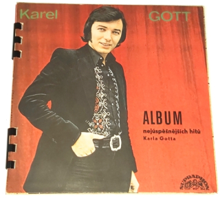 Karel Gott – Album Nejúspěšnějších Hitů Karla Gotta 1972, 4 x Vinyl 7" Single VYPRANÉ (SP)