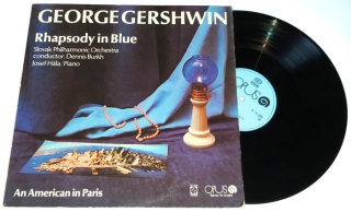 George Gershwin - Slovak Philharmonic Orchestra conductor: Dennis Burkh, Josef Hála – Rhapsody In Blue / An American In Paris 1975 VG, Vinyl (LP)
