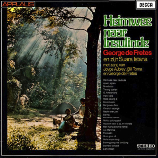 George de Fretes En Zijn Suara Istana – Heimwee Naar Insulinde 1971 EX+, VYPRANÁ Vinyl (LP)